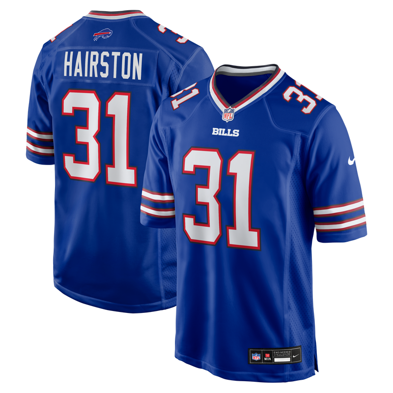 Buffalo Bills Maxwell Hairston Royal Game Player Jersey
