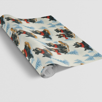 Festive Dog Gift Wrap, Miniature Schnauzer Christmas Wrapping Paper, Adorable Puppy Holiday Wrapping Paper, Dog Lover Gift Wrap Paper Roll