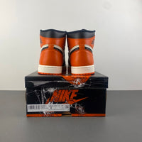 High Top Sneakers, Orange Black White Colorway, Lace Up Design, Casual Gift for Sneaker Fans