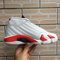 Sneakers, White Red Colorway, Lace Up Design, Casual Gift for Sneaker Fans