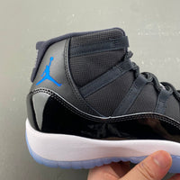 High Top Sneakers, Blue Black Colorway, Lace Up Design, Casual Gift for Sneaker Fans