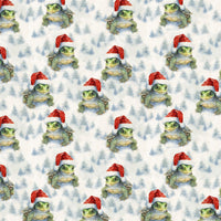 Santa Hat Turtle Gift Wrap, Christmas Tortoise Wrapping Paper, Adorable Animal Paper Roll, Festive Tortoise Wrapping Paper, Xmas Kids Gift Wrap
