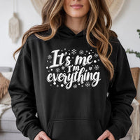 Festive Wreath Xmas Hoodie, I Have Everything I Want for Christmas Hoodie, Holiday Couple Sweatshirt, Winter Graphic Hoodie, Christmas Present
