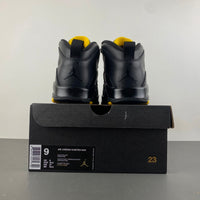 Retro Low Top Sneakers, Black Yellow Colorway, Lace Up Design, Casual Gift for Sneaker Fans