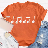 Festive Music Lover Holiday T-Shirt, Musical Note Snowman Christmas Shirt, Winter Snowman Melody Tee, Xmas Band Choir Teacher Present