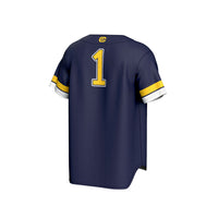 Cal Bears Pick-A-Player Baseball Fashion Jersey - Navy