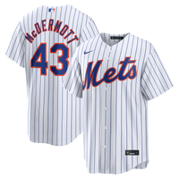 New York Mets Chayce McDermott White Home Replica Jersey