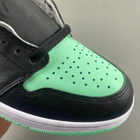 High Top Sneakers, Green Colorway, Glow in the Dark Detail, Lace Up Design, Casual Gift for Sneaker Fans