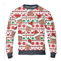 Personalized Photo Holiday Sweater, Custom Face Ugly Christmas Sweater, Humorous Family Picture Sweater, Custom Xmas Crewneck Sweatshirt Present