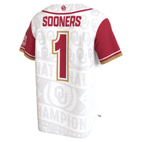 Oklahoma Sooners 2026 NCAA Baseball College World Series Champions Lightweight Jersey - White