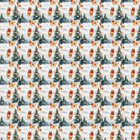 Christmas Dog Gift Wrap, Winter Golden Retriever Wrapping Paper, Adorable Snowy Puppy Gift Wrapping Paper, Holiday Dog Lover Gift Wrap Roll