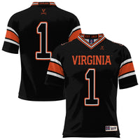 #1 Virginia Cavaliers Endzone Football Jersey - Black