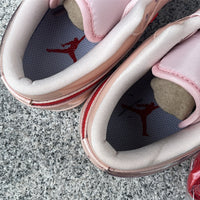 Low Top Sneakers, Pink Red Colorway, Valentine Design, Lace Up Design, Casual Gift for Sneaker Fans