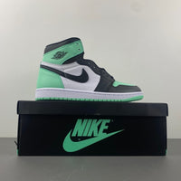 High Top Sneakers, Green Colorway, Glow in the Dark Detail, Lace Up Design, Casual Gift for Sneaker Fans