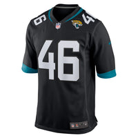 Jacksonville Jaguars Ross Matiscik Black Alternate Game Jersey