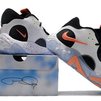 Low Top Sneakers, Teal Orange Colorway, Lace Up Design, Casual Gift for Sneaker Fans