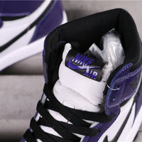 High Top Sneakers, Purple Colorway, Lace Up Design, Casual Gift for Sneaker Fans
