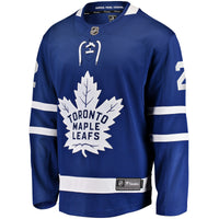 Toronto Maple Leafs Simon Benoit Blue Home Premier Breakaway Player Jersey