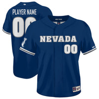 Nevada Wolf Pack Lightweight Collegiate Baseball NIL Pick-A-Player Fashion Jersey - Navy