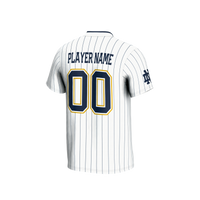 Notre Dame Fighting Irish NIL Pick-A-Player Lightweight Softball Jersey - White