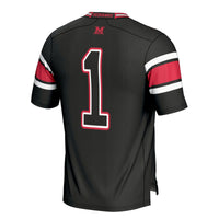 #1 Miami University RedHawks Football Jersey - Black