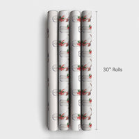 Western Holiday Gift Wrap, Cowboy Boot Christmas Wrapping Paper, Watercolor Cowgirl Boots Wrapping Paper, Rustic Country Xmas Gift Wrap