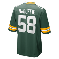 Green Bay Packers Isaiah McDuffie Green Game Jersey