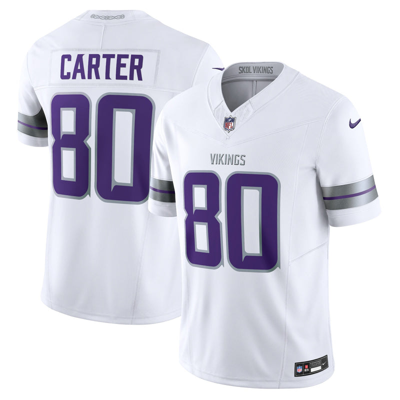 Minnesota Vikings Cris Carter White Alternate Retired Player Limited Jersey
