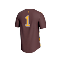 #1 Arizona State Sun Devils Lightweight Soccer Fashion Jersey - Maroon