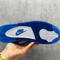 Mid Top Sneakers, Blue Colorway, Lace Up Design, Casual Gift for Sneaker Fans