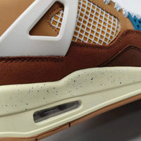 Sneakers, Brown Blue Colorway, Lace Up Design, Casual Gift for Sneaker Fans