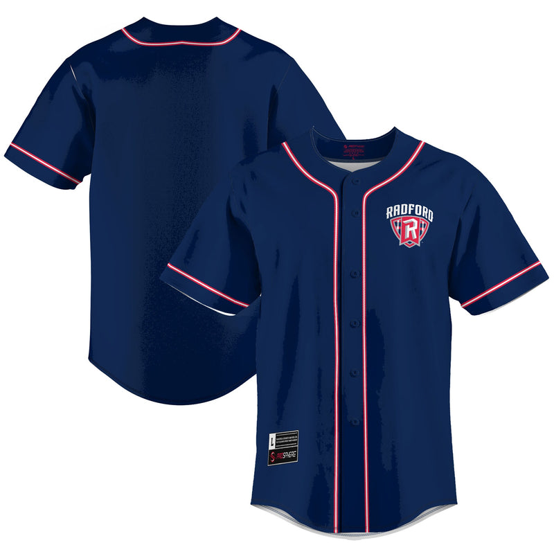 Radford Highlanders Lightweight Baseball Jersey - Navy