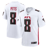 Atlanta Falcons Kyle Pitts White Game Player Jersey