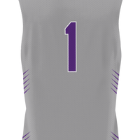 #1 Furman Paladins Lightweight Basketball Jersey - Gray