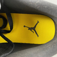 Low Top Sneakers, Black Yellow Colorway, Lace Up Design, Casual Gift for Sneaker Fans