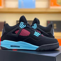 Sneakers, Blue Black Pink Colorway, Lace Up Design, Casual Gift for Sneaker Fans