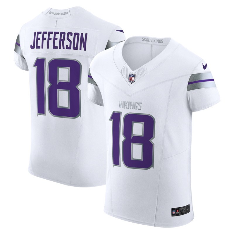 Minnesota Vikings Justin Jefferson White Alternate Elite Player Jersey