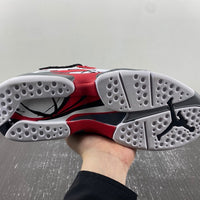 Retro Sneakers, White Red Gray Colorway, Lace Up Design, Casual Gift for Sneaker Fans