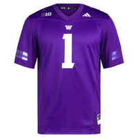 #1 Washington Huskies Premier Football Jersey - Purple
