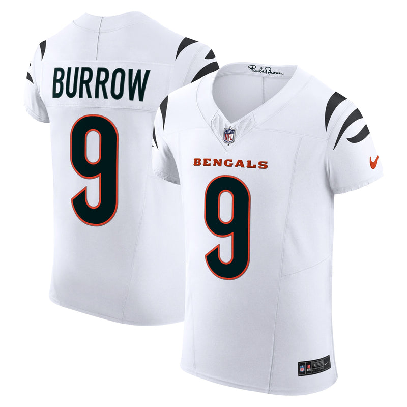 Cincinnati Bengals Joe Burrow White Elite Jersey