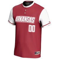 Arkansas Razorbacks NIL Pick-A-Player Lightweight Softball Jersey - Red