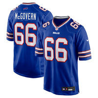Buffalo Bills Connor McGovern Royal Game Player Jersey