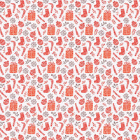 Christmas Ornament Holiday Gift Wrap, Candy Cane Wrapping Paper, Festive Candy Cane Wrapping Paper, Classic Winter Holiday Wrapping Paper