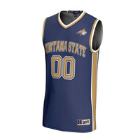 Montana State Bobcats Lightweight Basketball Fashion Jersey - Navy