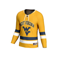 West Virginia Mountaineers Spirit Hockey Jersey - Gold