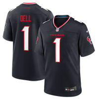 Houston Texans Tank Dell Navy Team Game Jersey