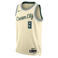 Milwaukee Bucks 2025/26 City Edition Swingman Jersey - Cream - Bobby Portis