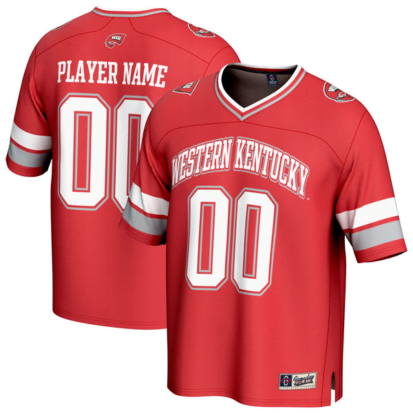 Western Kentucky Hilltoppers NIL Pick-A-Player Football Fashion Jersey - Red