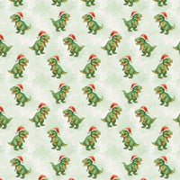 TRex Dinosaur Christmas Gift Wrap, Santa Saurus Wrapping Paper, Humorous Dino Holiday Wrap Paper, Kids Boys Christmas Wrapping Paper Roll
