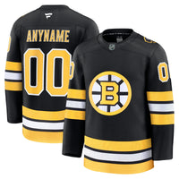 Boston Bruins Black Home Premium Custom Jersey